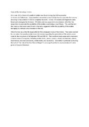 Study Of Sultantepe Tablets Summary