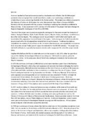 RECAM Project Summary