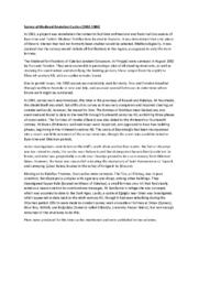 Survey Of Medieval Anatolian Castles 1982-1984 Summary