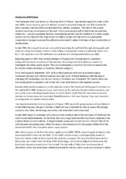 Anastasian Wall Project Summary