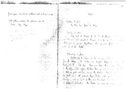 Photocopies of GE Bean's 1952 notebook, handwritten, pages 30-53