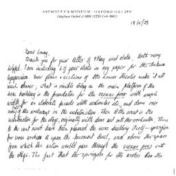 Letter from Jim Coulton to Lonny Bier