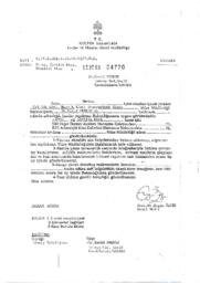 Excavation permit to David H. French for Mozaik Alan dated 07/07/1993 no.04770