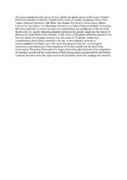 The Feriköy Protest Cemetery Plant Survey Project Summary